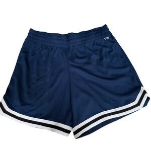 DSG MESH MID-RISE SHORTS GIRLS university navy size XL 16 NWT relaxed fit